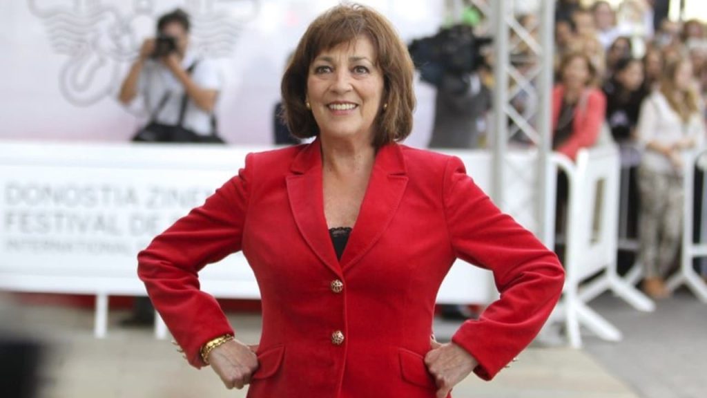 Carmen Maura cuando llegó a Donostia, hace diez años.